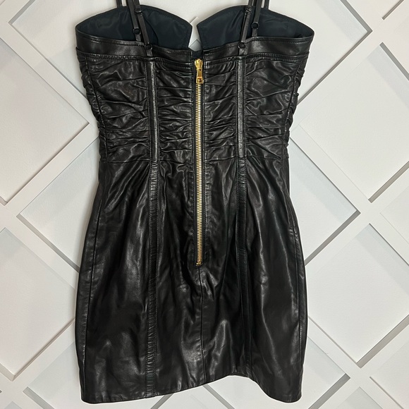 Balmain Leather Mini Dress - Picture 7 of 7